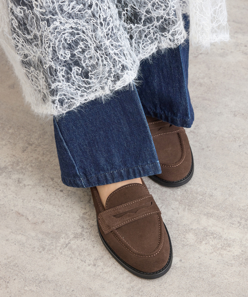 U by SPICK&SPAN（ユーバイスピックアンドスパン）の「ENESS/エネス レザーローファー（ローファー・レディース・ブラック/ブラウン・36/37/38）」の5枚目の写真