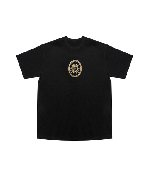 HELIOS（ヘリオス）の「オーバーサイズTシャツシグネチャー.1 [ブラック/ゴールド]（Tシャツ/カットソー・メンズ・その他・FREE）」の2枚目の写真