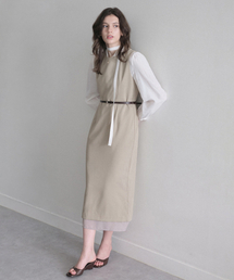 Wool round One-piece (beige)