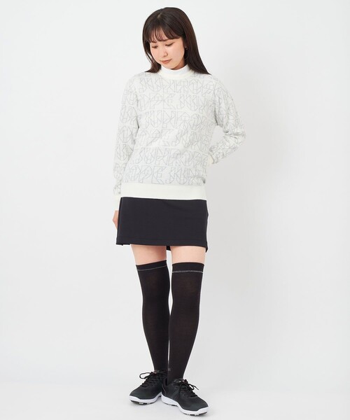 JUN&ROPE'(ジュンアンドロペ)の「タイポグラフィ ジャカードセーター(ニット/セーター・レディース・ホワイト/ピンク/ブラック・L/S/M)」の12枚目の写真