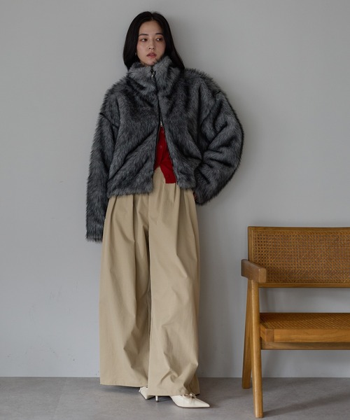 model：161cm
着用サイズ：FREE