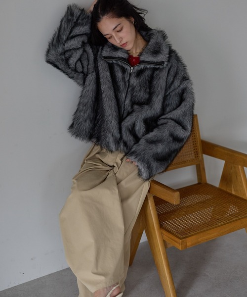 model：161cm
着用サイズ：FREE