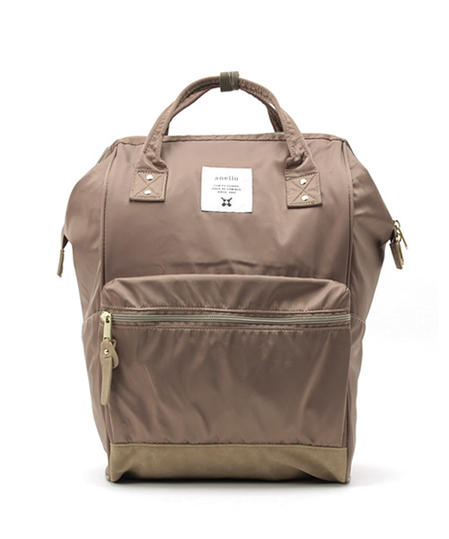 LBC(エルビーシー)の「【anello】 アネロ 高密度ナイロン風口金リュック (バックパック/リュック・レディース・ネイビー/ベージュ/ブラック/オリーブ・ONE SIZE)」の1枚目の写真