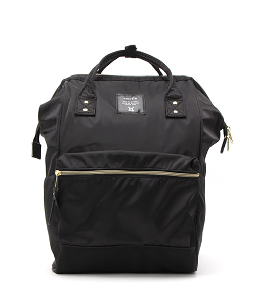 LBC(エルビーシー)の「【anello】 アネロ 高密度ナイロン風口金リュック (バックパック/リュック・レディース・ネイビー/ベージュ/ブラック/オリーブ・ONE SIZE)」の2枚目の写真