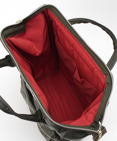 LBC(エルビーシー)の「【anello】 アネロ 高密度ナイロン風口金リュック (バックパック/リュック・レディース・ネイビー/ベージュ/ブラック/オリーブ・ONE SIZE)」の9枚目の写真