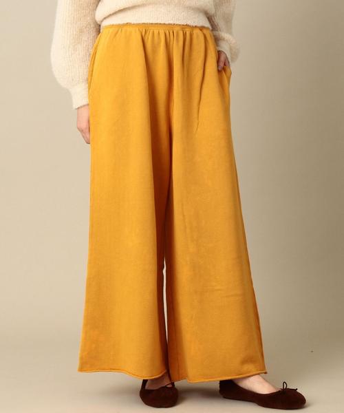 Another Edition（アナザーエディション）の「スウェットワイドパンツ/AEBC　SWEAT WIDE PT◆（その他パンツ・レディース・ライトグレー/レッド/オフホワイト/イエロー・FREE）」の3枚目の写真