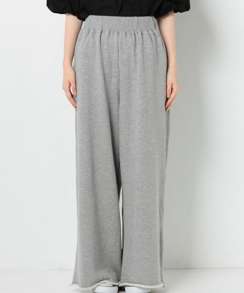 Another Edition（アナザーエディション）の「スウェットワイドパンツ/AEBC　SWEAT WIDE PT◆（その他パンツ・レディース・ライトグレー/レッド/オフホワイト/イエロー・FREE）」の7枚目の写真