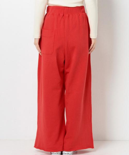 Another Edition（アナザーエディション）の「スウェットワイドパンツ/AEBC　SWEAT WIDE PT◆（その他パンツ・レディース・ライトグレー/レッド/オフホワイト/イエロー・FREE）」の5枚目の写真