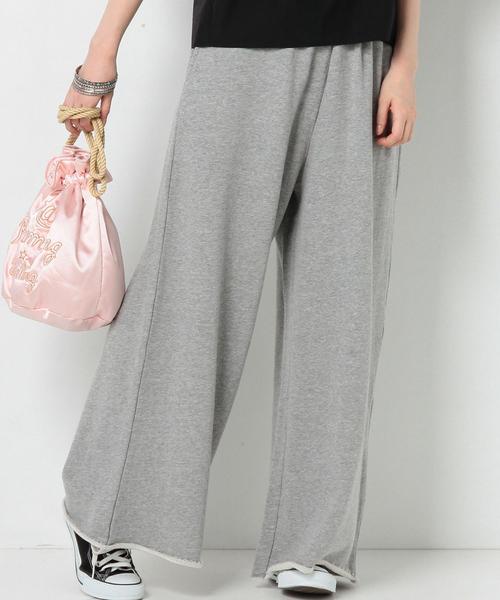 Another Edition（アナザーエディション）の「スウェットワイドパンツ/AEBC　SWEAT WIDE PT◆（その他パンツ・レディース・ライトグレー/レッド/オフホワイト/イエロー・FREE）」の16枚目の写真