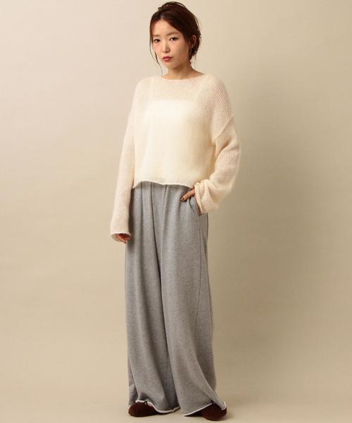 Another Edition（アナザーエディション）の「スウェットワイドパンツ/AEBC　SWEAT WIDE PT◆（その他パンツ・レディース・ライトグレー/レッド/オフホワイト/イエロー・FREE）」の18枚目の写真