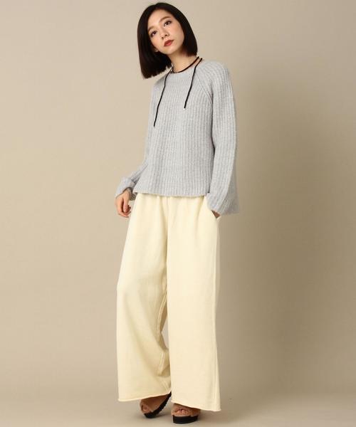 Another Edition（アナザーエディション）の「スウェットワイドパンツ/AEBC　SWEAT WIDE PT◆（その他パンツ・レディース・ライトグレー/レッド/オフホワイト/イエロー・FREE）」の8枚目の写真