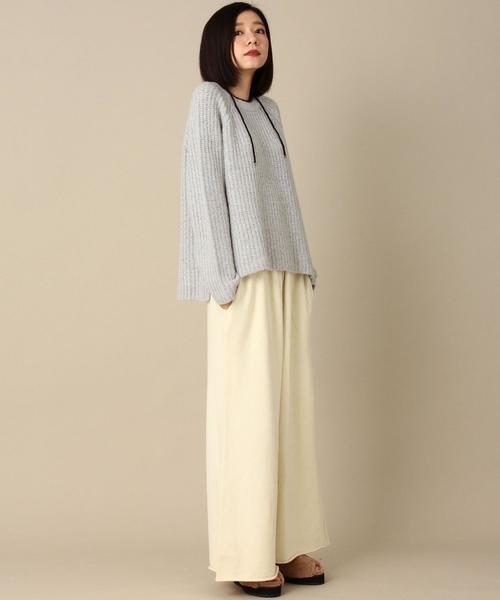 Another Edition（アナザーエディション）の「スウェットワイドパンツ/AEBC　SWEAT WIDE PT◆（その他パンツ・レディース・ライトグレー/レッド/オフホワイト/イエロー・FREE）」の9枚目の写真