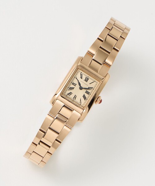 UNITED ARROWS(ユナイテッドアローズ)の「UAB スクエア メタル 腕時計(アナログ腕時計・レディース・ゴールド/シルバー/その他1/ピンク・フリー)」の9枚目の写真