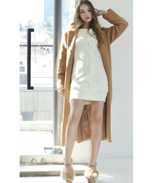 MICOAMERI（ミコアメリ）の「ファーサンダル（サンダル・レディース・ブラック/グレー/ベージュ・L/M）」の11枚目の写真