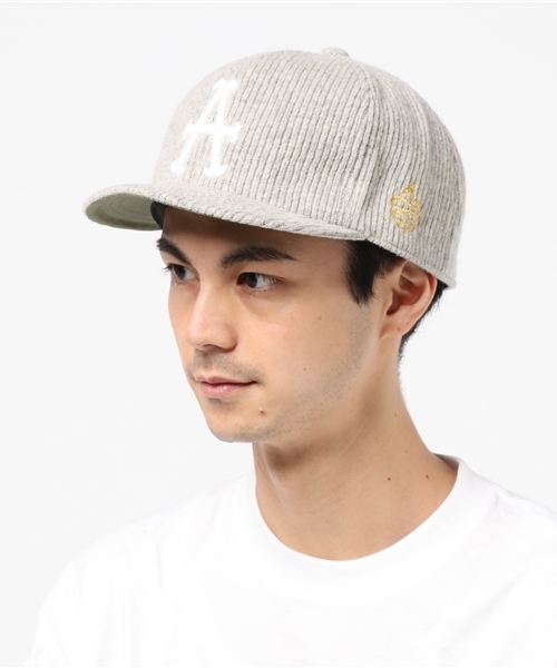 ALDIES（アールディーズ）の「Knit A Cap ニットAキャップ（キャップ・メンズ・ベージュ/ネイビー/グリーン/グレー・MEDIUM/SMALL）」の5枚目の写真