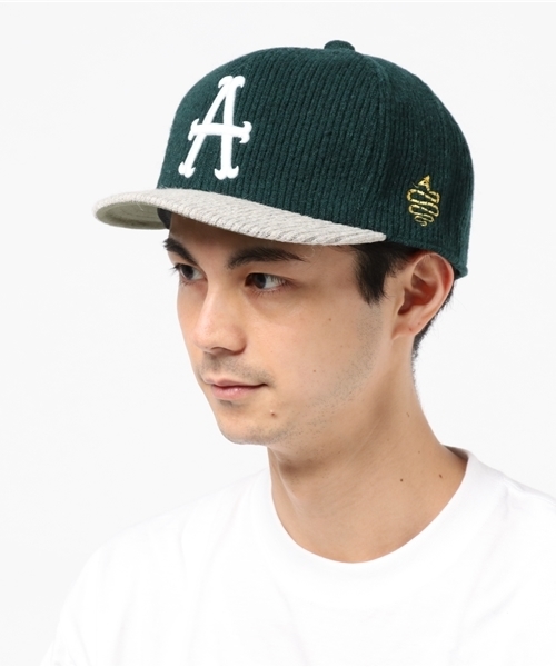 ALDIES（アールディーズ）の「Knit A Cap ニットAキャップ（キャップ・メンズ・ベージュ/ネイビー/グリーン/グレー・MEDIUM/SMALL）」の3枚目の写真