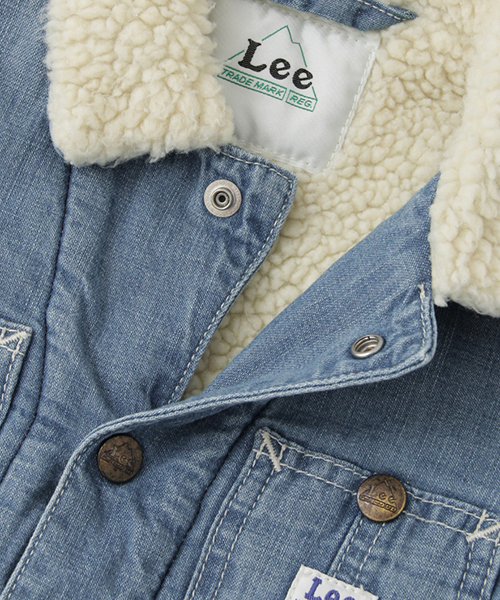 Lee（リー）の「Lee×DOORS-natural- BOA COVERALL（その他アウター・キッズ・ベージュ/ネイビー/ライトブルー・100/120/130/110）」の7枚目の写真