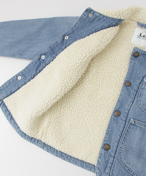 Lee（リー）の「Lee×DOORS-natural- BOA COVERALL（その他アウター・キッズ・ベージュ/ネイビー/ライトブルー・100/120/130/110）」の16枚目の写真