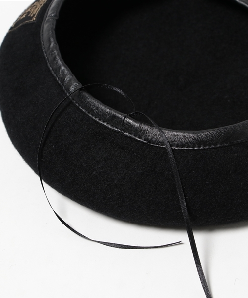 RODEO CROWNS WIDE BOWL(ロデオクラウンズワイドボウル)の「ミリタリー ベレー(ハンチング/ベレー帽・レディース・ブラック/グリーン/ボルドー・FREE)」の6枚目の写真