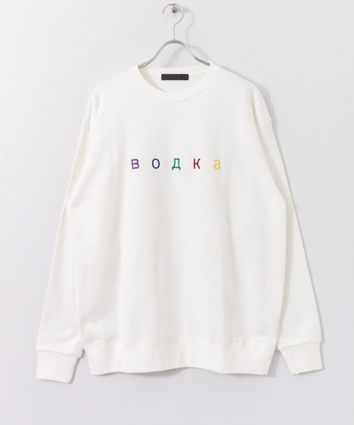 SENSE OF PLACE by URBAN RESEARCH(センスオブプレイスバイアーバンリサーチ)の「カラフルロゴビッグスウェットシャツ(スウェット・メンズ・ホワイト/レッド・FREE)」の9枚目の写真