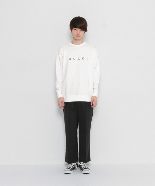 SENSE OF PLACE by URBAN RESEARCH(センスオブプレイスバイアーバンリサーチ)の「カラフルロゴビッグスウェットシャツ(スウェット・メンズ・ホワイト/レッド・FREE)」の12枚目の写真