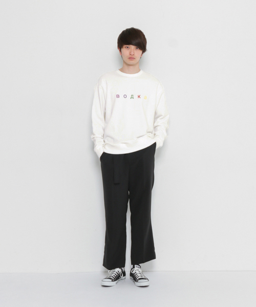 SENSE OF PLACE by URBAN RESEARCH(センスオブプレイスバイアーバンリサーチ)の「カラフルロゴビッグスウェットシャツ(スウェット・メンズ・ホワイト/レッド・FREE)」の13枚目の写真