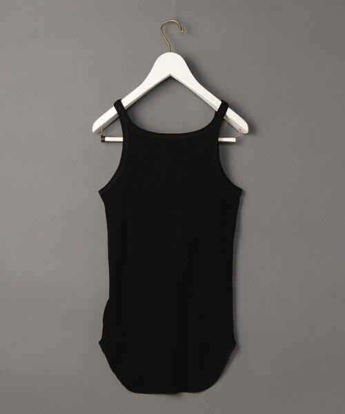 6（ロク）の「＜6(ROKU)＞TEREKO TANK TOP/ﾀﾝｸﾄｯﾌﾟ（タンクトップ・レディース・ホワイト/ブラック/ベージュ/ブラウン/レッド/パープル/オリーブ/ピンク/ダークブラウン/ライム・FREE）」の11枚目の写真