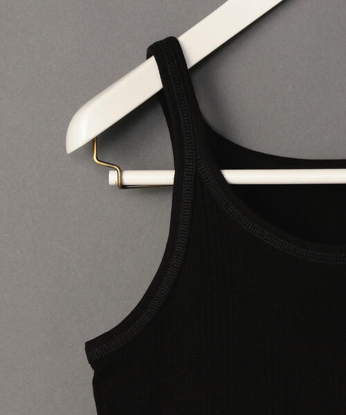 6（ロク）の「＜6(ROKU)＞TEREKO TANK TOP/ﾀﾝｸﾄｯﾌﾟ（タンクトップ・レディース・ホワイト/ブラック/ベージュ/ブラウン/レッド/パープル/オリーブ/ピンク/ダークブラウン/ライム・FREE）」の13枚目の写真