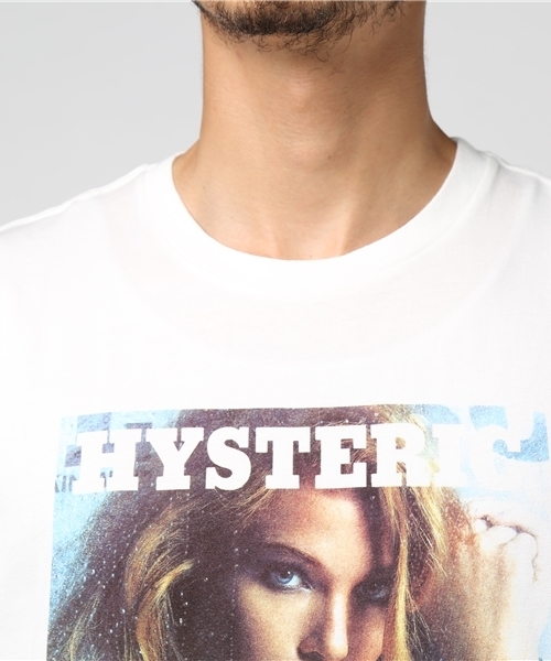 HYSTERIC GLAMOUR（ヒステリックグラマー）の「DEC2014-COVER プリント Tシャツ（Tシャツ/カットソー・メンズ・ホワイト/ブルー/ブラック・MEDIUM/LARGE/SMALL/X-LARGE）」の8枚目の写真