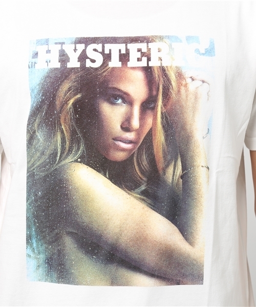 HYSTERIC GLAMOUR（ヒステリックグラマー）の「DEC2014-COVER プリント Tシャツ（Tシャツ/カットソー・メンズ・ホワイト/ブルー/ブラック・MEDIUM/LARGE/SMALL/X-LARGE）」の10枚目の写真