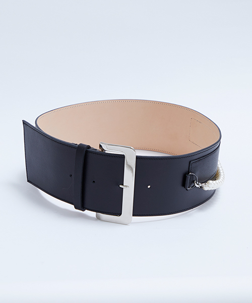 UNITED TOKYO（ユナイテッドトウキョウ）の「パールベルト（ベルト・レディース・ブラック・FREE）」の6枚目の写真