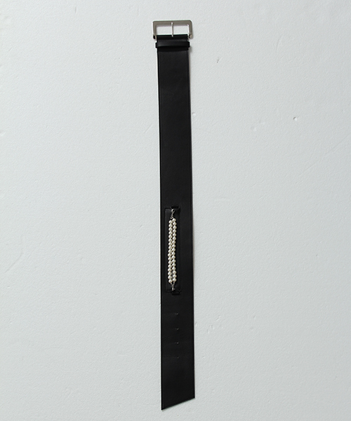 UNITED TOKYO（ユナイテッドトウキョウ）の「パールベルト（ベルト・レディース・ブラック・FREE）」の5枚目の写真