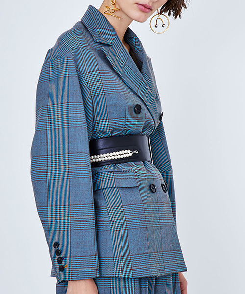 UNITED TOKYO（ユナイテッドトウキョウ）の「パールベルト（ベルト・レディース・ブラック・FREE）」の4枚目の写真