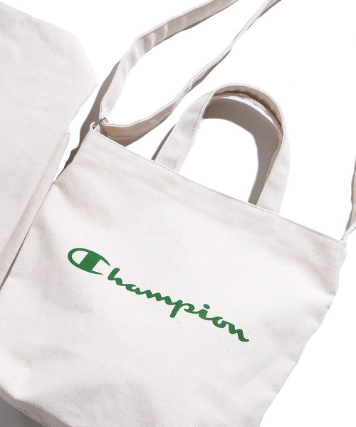 Champion（チャンピオン）の「∴WEGO/Champion 別注2WAYショルダーバッグ（ショルダーバッグ・メンズ・ホワイト/ピンク/マスタード/グリーン/ブラック/レッド・FREE）」の4枚目の写真