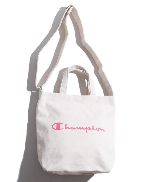 Champion（チャンピオン）の「∴WEGO/Champion 別注2WAYショルダーバッグ（ショルダーバッグ・メンズ・ホワイト/ピンク/マスタード/グリーン/ブラック/レッド・FREE）」の18枚目の写真