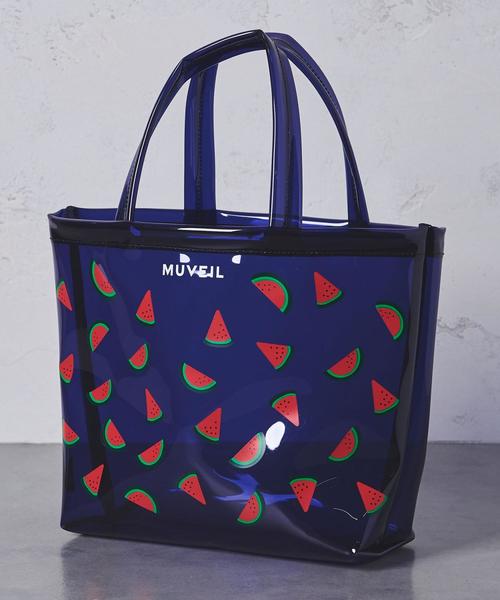 MUVEIL（ミュベール）の「＜MUVEIL（ミュベール）＞スイカ PVCバッグ