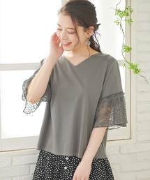 ROPE' PICNIC | 【WEB限定】レース袖プルオーバー(Tシャツ/カットソー)