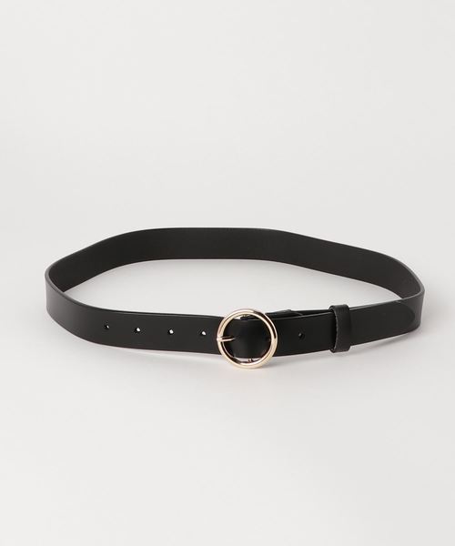 おしゃれスタ（オシャレスタ）の「牛革リングベルトVN（ベルト・レディース・ホワイト/ブラック/ダークブラウン/ブラウン/ホワイト系その他/ブラック系その他/ブラウン系その他/キャメル/イエロー系その他/レッド系その他/ワイン/ブラウン系その他2・ﾌﾘ-）」の4枚目の写真