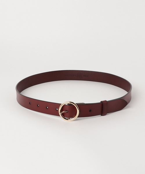 おしゃれスタ（オシャレスタ）の「牛革リングベルトVN（ベルト・レディース・ホワイト/ブラック/ダークブラウン/ブラウン/ホワイト系その他/ブラック系その他/ブラウン系その他/キャメル/イエロー系その他/レッド系その他/ワイン/ブラウン系その他2・ﾌﾘ-）」の7枚目の写真