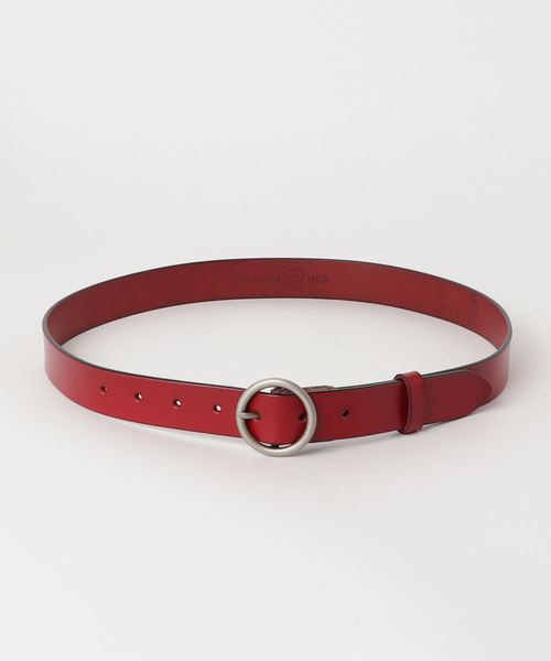 おしゃれスタ（オシャレスタ）の「牛革リングベルトVN（ベルト・レディース・ホワイト/ブラック/ダークブラウン/ブラウン/ホワイト系その他/ブラック系その他/ブラウン系その他/キャメル/イエロー系その他/レッド系その他/ワイン/ブラウン系その他2・ﾌﾘ-）」の12枚目の写真