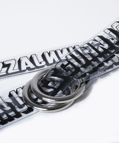 MYne（マイン）の「【MYne】JASS GUNN clear belt（ベルト・メンズ・ホワイト/ブラック・FREE）」の4枚目の写真