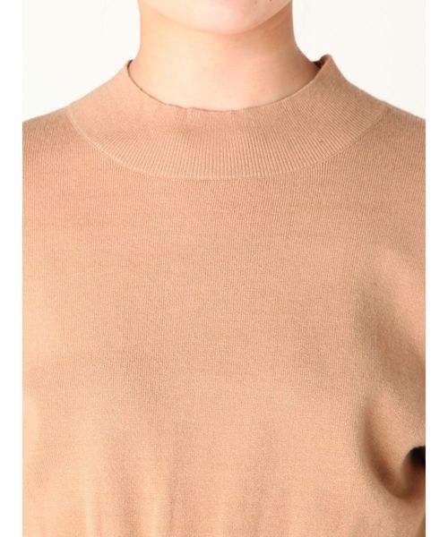 LAGUNAMOON（ラグナムーン）の「イレギュラーヘムニットワンピース（ワンピース・レディース・ブラック/ベージュ/イエロー/グリーン・SMALL/MEDIUM）」の9枚目の写真