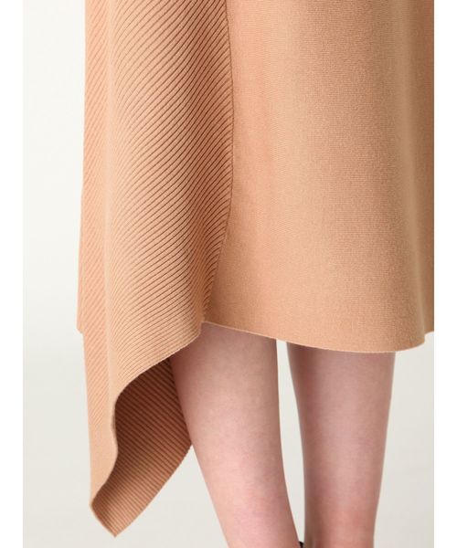 LAGUNAMOON（ラグナムーン）の「イレギュラーヘムニットワンピース（ワンピース・レディース・ブラック/ベージュ/イエロー/グリーン・SMALL/MEDIUM）」の11枚目の写真