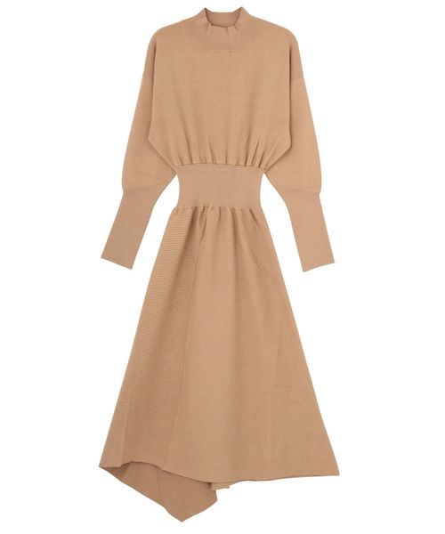 LAGUNAMOON（ラグナムーン）の「イレギュラーヘムニットワンピース（ワンピース・レディース・ブラック/ベージュ/イエロー/グリーン・SMALL/MEDIUM）」の20枚目の写真