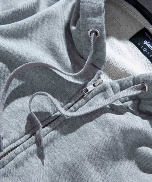 glamb（グラム）の「Viola zip hoodie / ヴィオラジップフーディ（パーカー・メンズ・イエロー/グレー/ブラック・3/4/1/2/0）」の7枚目の写真