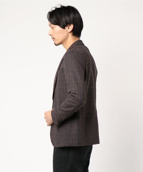 WILD LIFE TAILOR Adam et Rope'（ワイルドテーラーアダムエロペ　）の「【Wild Life Tailor】フランネーラジャケット（テーラードジャケット・メンズ・ダークブラウン・M）」の2枚目の写真