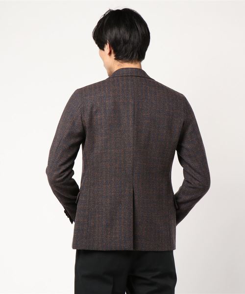 WILD LIFE TAILOR Adam et Rope'（ワイルドテーラーアダムエロペ　）の「【Wild Life Tailor】フランネーラジャケット（テーラードジャケット・メンズ・ダークブラウン・M）」の3枚目の写真