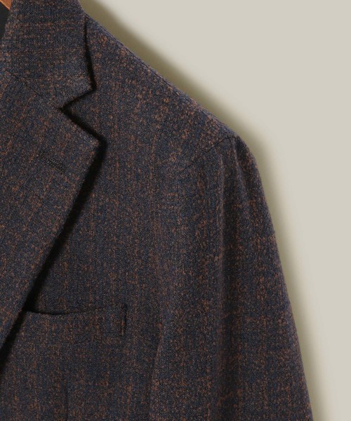 WILD LIFE TAILOR Adam et Rope'（ワイルドテーラーアダムエロペ　）の「【Wild Life Tailor】フランネーラジャケット（テーラードジャケット・メンズ・ダークブラウン・M）」の7枚目の写真