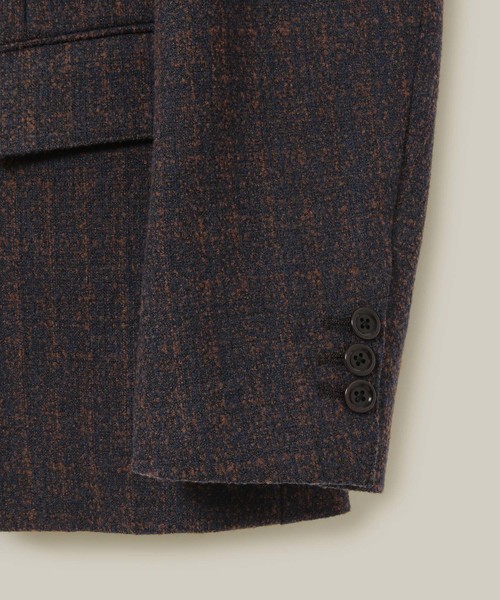 WILD LIFE TAILOR Adam et Rope'（ワイルドテーラーアダムエロペ　）の「【Wild Life Tailor】フランネーラジャケット（テーラードジャケット・メンズ・ダークブラウン・M）」の8枚目の写真