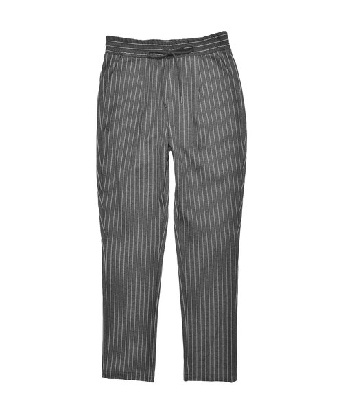 MinoriTY（マイノリティ）の「イージーテーパードストライプパンツ/ポンチ素材（その他パンツ・メンズ・ブラック/ネイビー/グレー/ブラック系その他/グレー系その他/ブルー系その他・M/L/XL）」の18枚目の写真